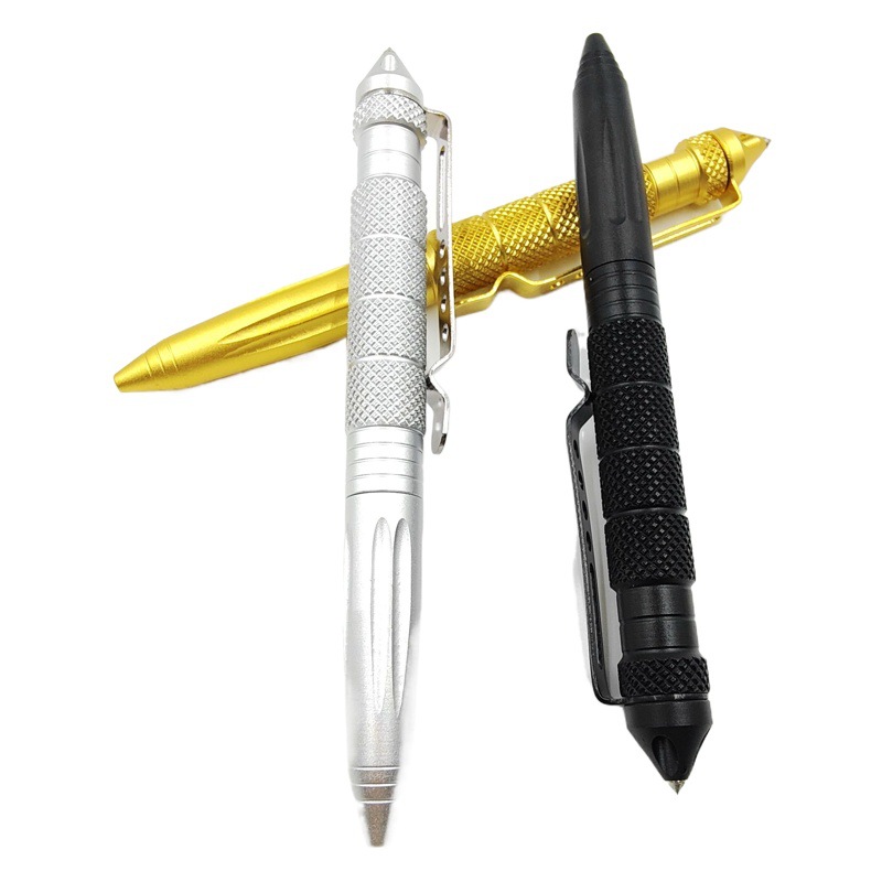 Escritura de cabeza de tungsteno B2 defensa táctica de defensa de la pluma EDC multifunción pluma de guerra especial al aire libre herramienta de supervivencia para romper ventanas