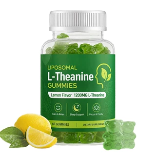 跨境热卖茶氨酸软糖L-Theanine GUMMIES源头GMP工厂直销批发O EM