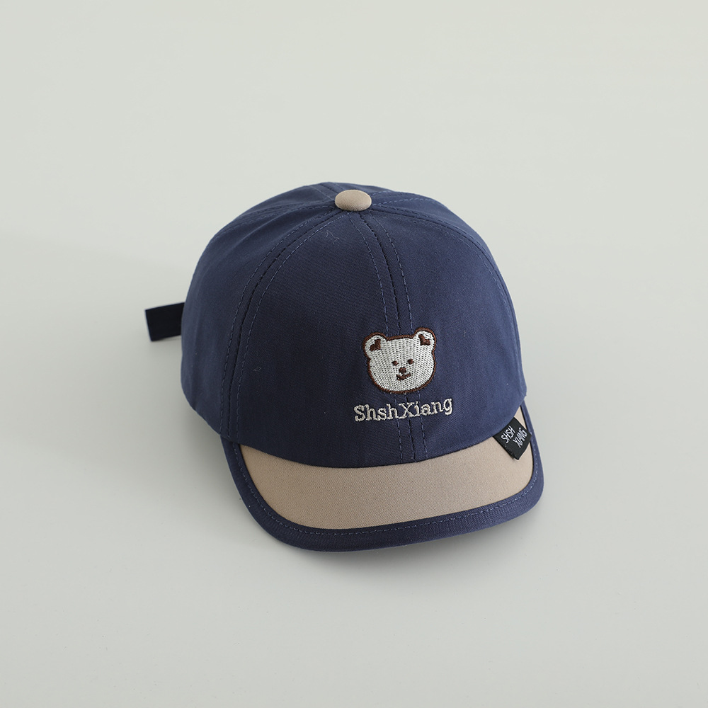 Primavera y otoño bonitos sombreros de lengua de superpeso, gorras de béisbol de moda para niños y niñas, gorras de bisel suave para bebés de mes pequeño