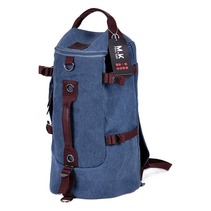 Mochila de lona para hombres Mochila escolar para estudiantes de moda Bolsa de almacenamiento de viaje para jóvenes Mochila de computadora de gran capacidad Bolsa de mensajero