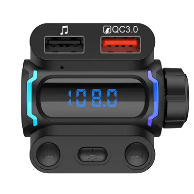 P7 Car Mp3 Player Bluetooth Hands-Free Call U Disk Card Cigarette Lighter Car Fm Frequency Modulation Transmitter