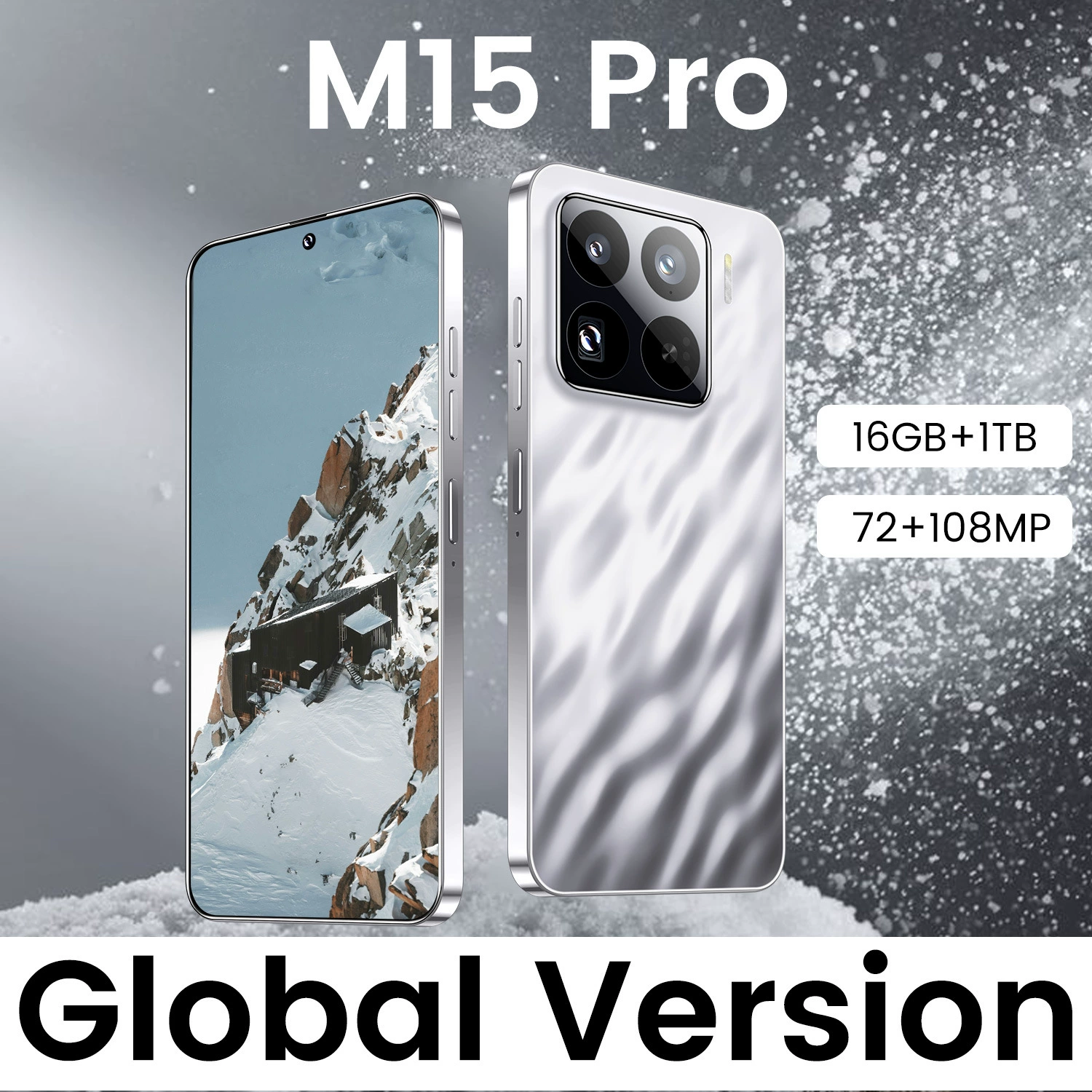 Кросс-борт глобальное эксклюзивное предложение M15 Pro иностранной торговли 16+1T Android смартфон 5G источник фабричная цена оптом