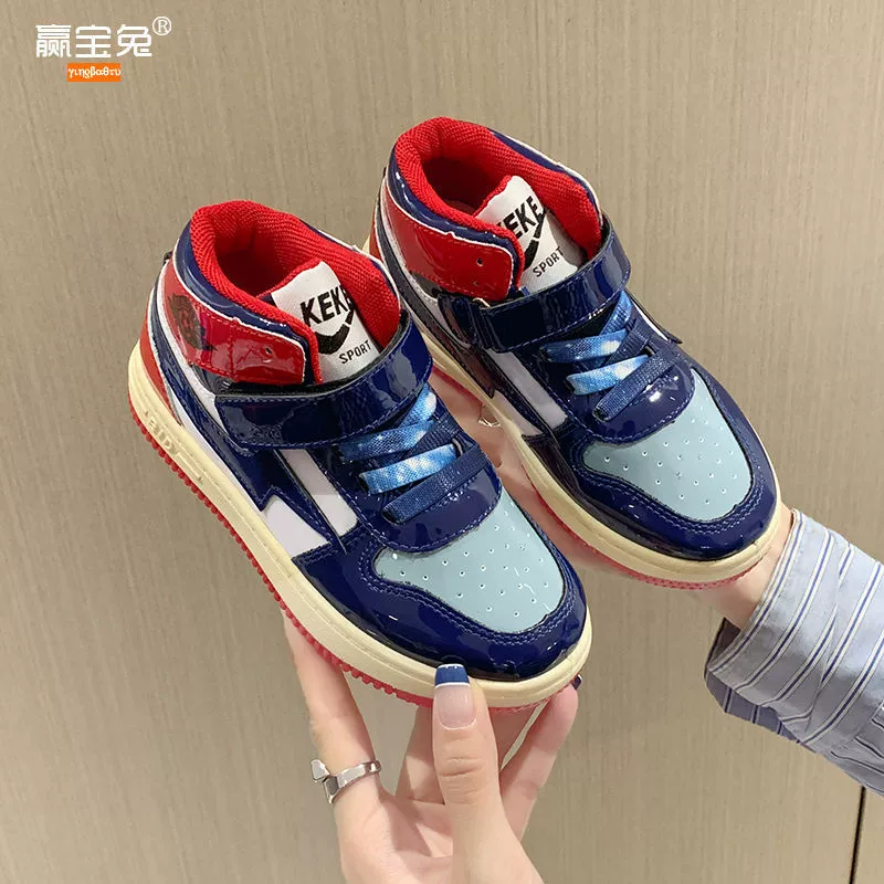 Детские кроссовки 2025: Новые летние высокие кеды для девочек и мальчиков, модные повседневные дышащие туфли