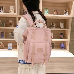 卸売新しいバックパックシンプルな女子大生軽量多用途日本人学生スクールバッグ大容量旅行バックパック