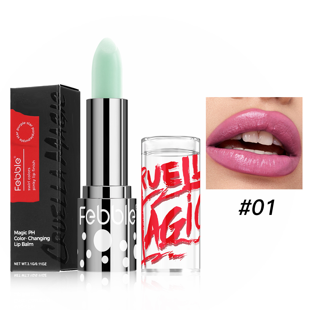 Febble brillo de labios transfronterizo lápiz labial hidratante mate duradero antiadherente al por mayor lápiz labial que cambia de color FBC052