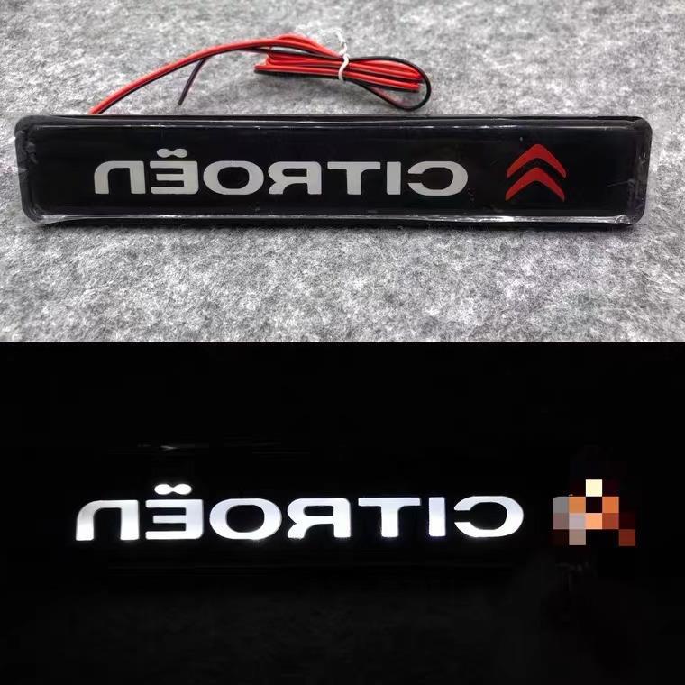 Aplicable al logotipo del coche Citroen C5 Sega DS5LS LED luminoso coche luz de la insignia del coche con luz de modificación luz decorativa image 7