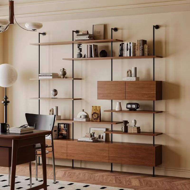 Bookshelf Storage Rack Living Room Floor-Standing Display Rack Multi-Layer Storage Storage Rack Simple Bookcase Office Decoration