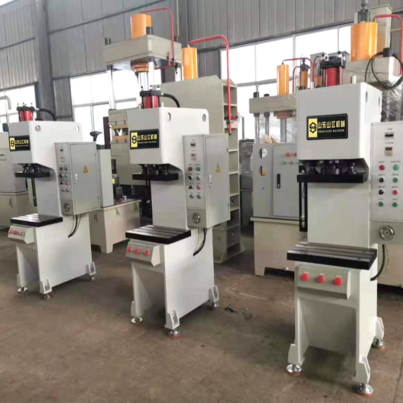 现货销售配机械手用小型数控单柱液压机 5吨10吨C型油压机厂家