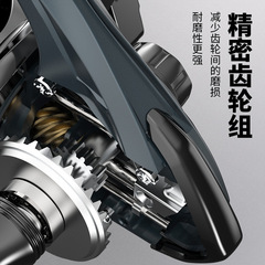 Fly Away Metal Spinning Reel Micro Fishing Wheel with Balance Rod Light Line Cup Fishing Reel Fishing Tackle Wholesale