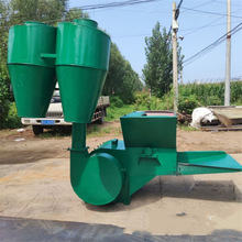 养殖场干草秸秆打粉机 牛羊饲料粉碎机 大型自动进料玉米芯粉碎机