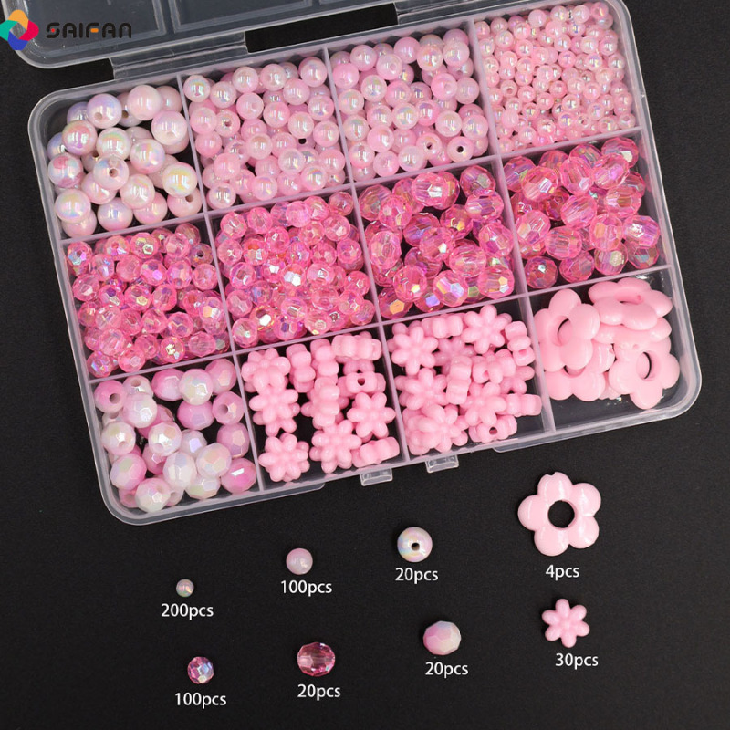 クロスボーダー ルースビーズ レジン製ジュエリーアクセサリー 手作りビーズ材料セット DIYブレスレット 手作りビーズアクセサリー ビーズ|undefined