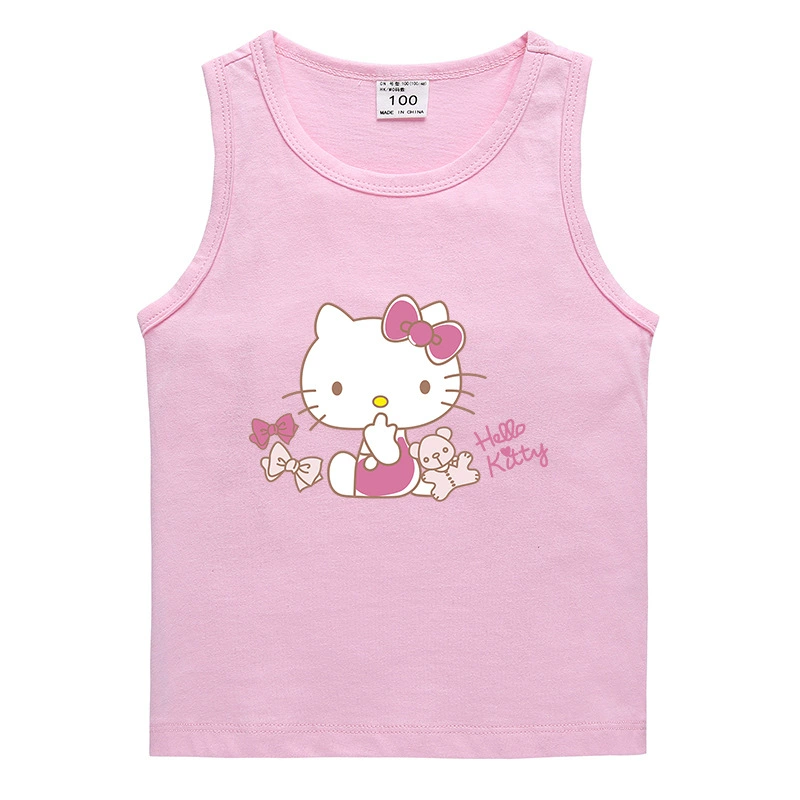 Children's summer clothing, base body-friendly vest sleevless, Korean style, absorbs sweat and smell