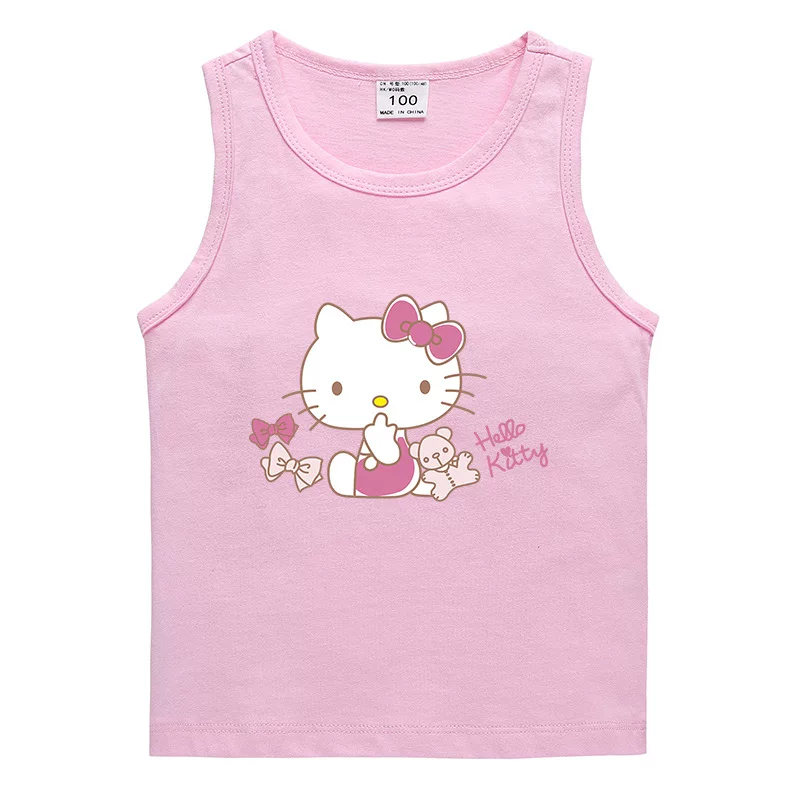 Children's summer clothing, base body-friendly vest sleevless, Korean style, absorbs sweat and smell