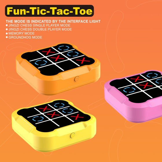 Super tic-tac-toe children's educational toys parent-child interactive family board games all-in-one portable desktop game toys