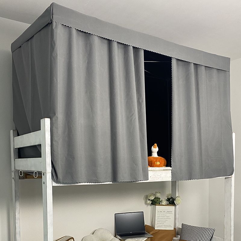 Blackout College Dormitory Bed Curtain Thickened Upper and Lower Bunk Brackets Light Cloth Curtain Princess Style Bed Curtain Bed Surround