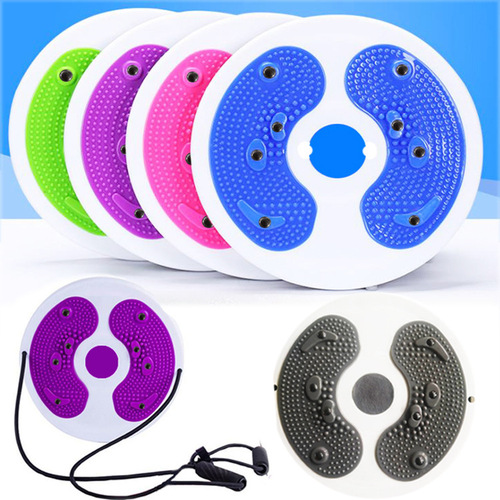 Crescent twisting disc fitness equipment twisting machine half-moon pull rope magnet turntable rotating twisting disc machine dancing disc