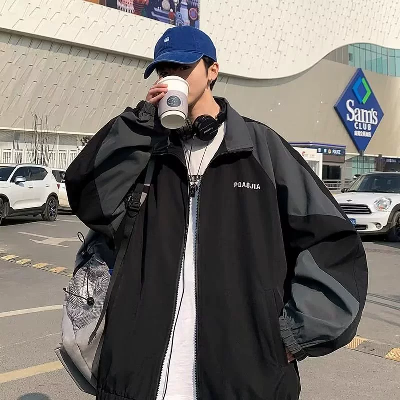 Autumn trend universal jacket, Spring/Fall 2025 model, plus size, loose fit