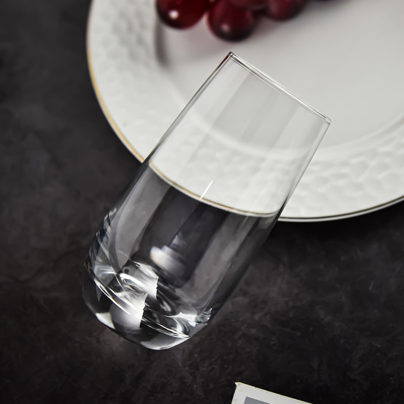 大華 出口玻璃杯ins風家用水杯早餐牛奶果汁杯子大容量喝水杯批發