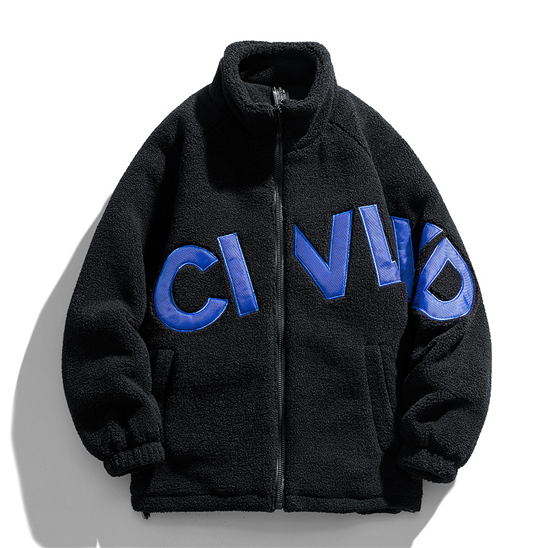 Abbigliamento maschile Giacca in pelle di agnello super spessa di alta qualità da uomo Autunno e inverno più velluto Coppia giacca imbottita in cotone Abbigliamento in cotone per giovani_voghion.com