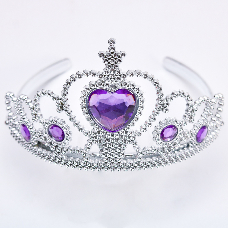 Fábrica de hielo y nieve corona para niños princesa varita mágica para niñas corona de plástico para niños banda de pelo para niñas