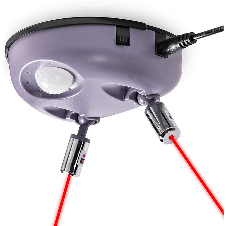 跨境新品车库感应激光灯直插电池款现货停车辅助双头激光泊车仪