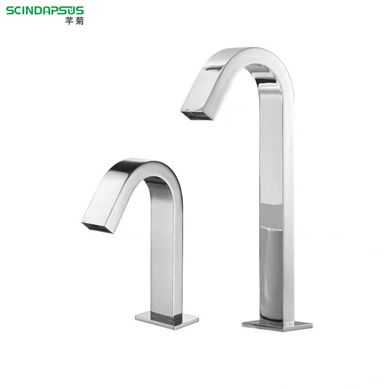 13% Special Price Automatic Sensor Faucet, All-Copper Smart Water Spout, Infrared Sensor Standing Basin 2-in-1 Faucet