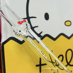 KT玻璃吸管可爱高颜值透明奶茶咖啡饮料直饮水耐高温耐用