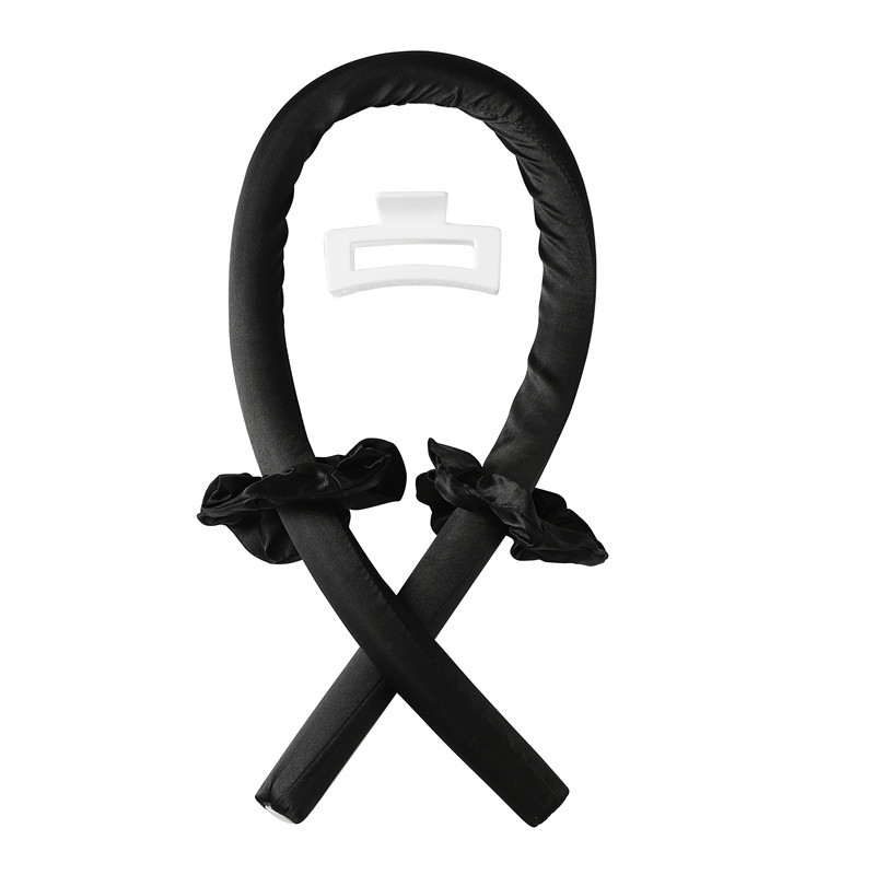 블랙 OPP 백 (컬링 아이언 + 헤어 링 2 개 + 클립)