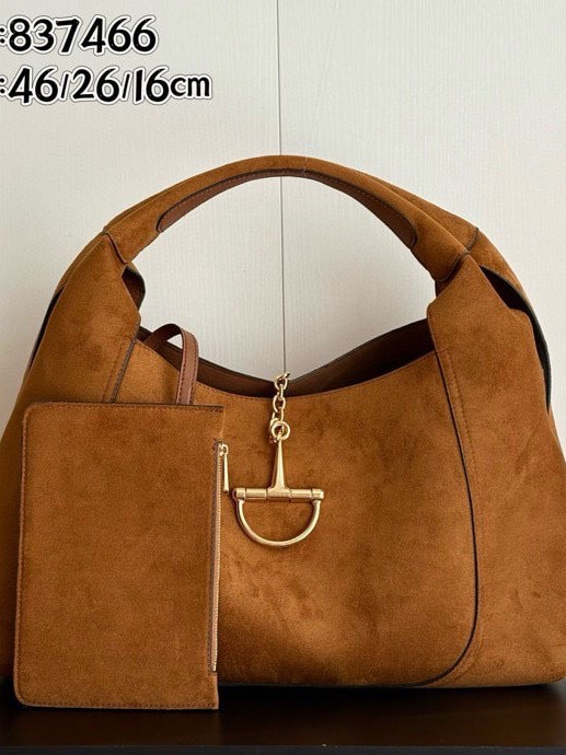 Dəri çiyin çantası, qoltuqaltı model, horsebit qapaqlı