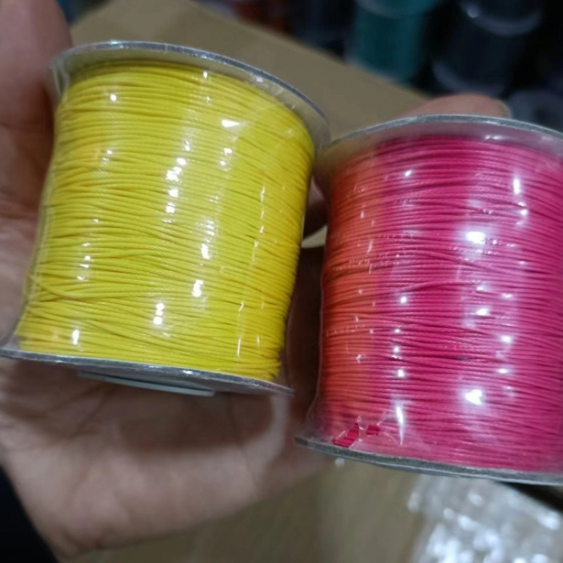 Cuerdas de cera multicolores cuerdas de cuero PU cuerdas de cera trenzadas cuerdas creativas collares colgantes image 4