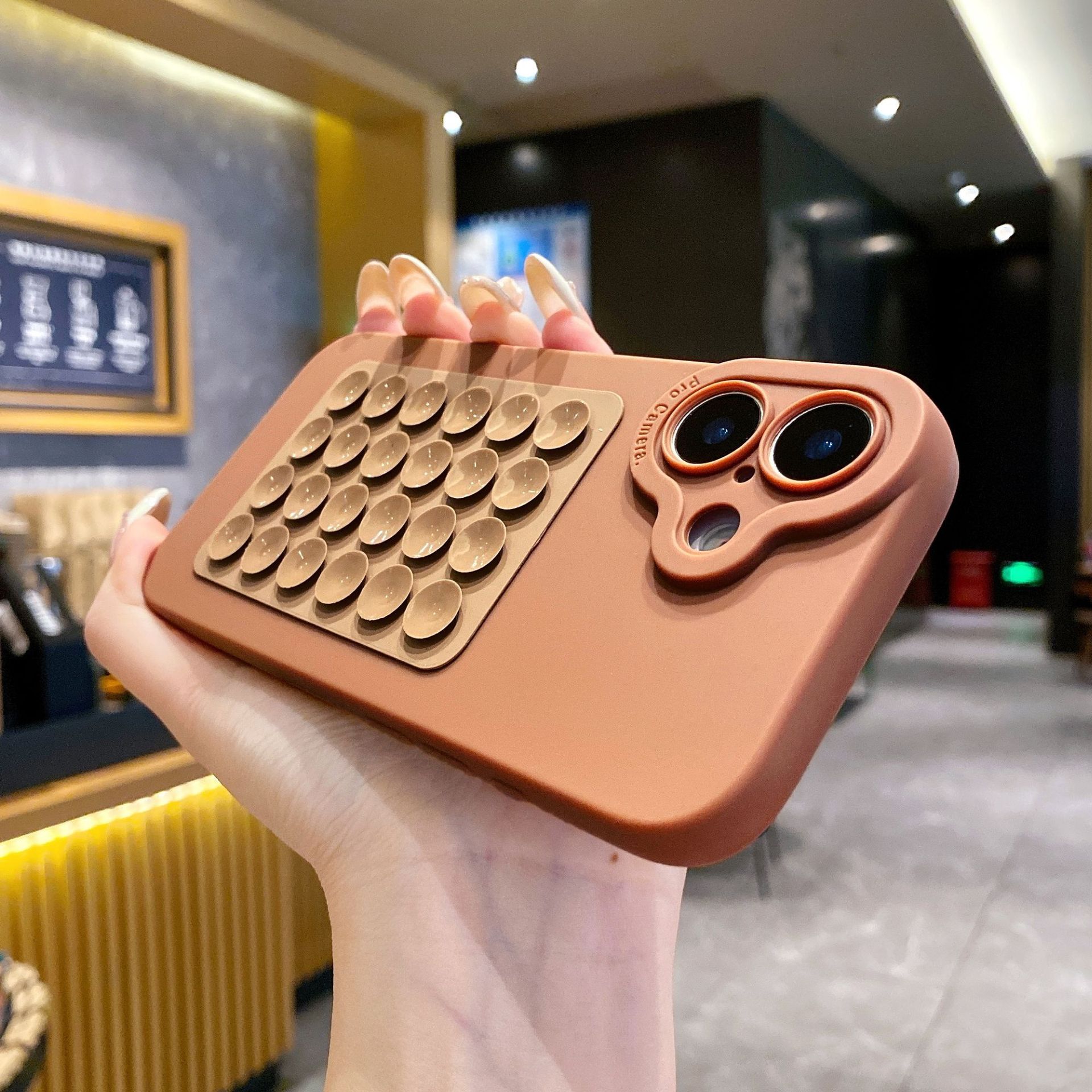 Transparante telefoonhoes met zuignap voor iphone pro modellen_voghion.com