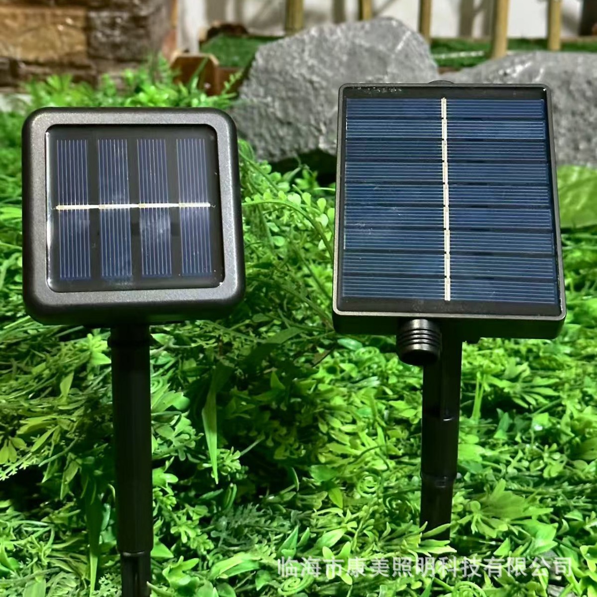 Nuevos accesorios de cadena de lámpara solar al aire libre Panel solar de batería de litio Regalo controlador remoto cable de datos USB conector a tierra