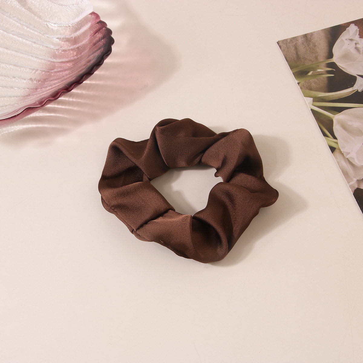 #6 다크 커피 새틴 미디엄