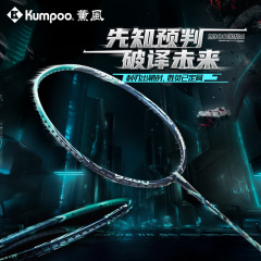 新しい Xunfeng Guolun 2300 第二世代バドミントンラケット Xunfeng フルカーボンファイバープロフェッショナルトレーニング耐性シングルラケット