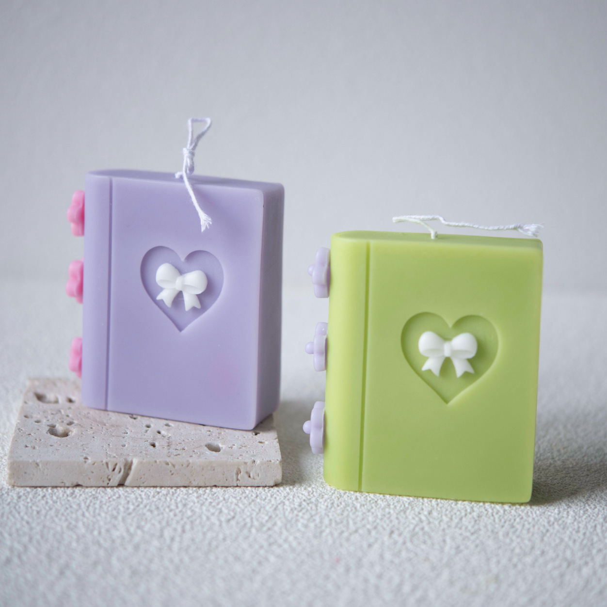 Venta caliente coreano ins estilo lindo libro forma aromaterapia vela regalo de boda regalo de cumpleaños decoración del banquete