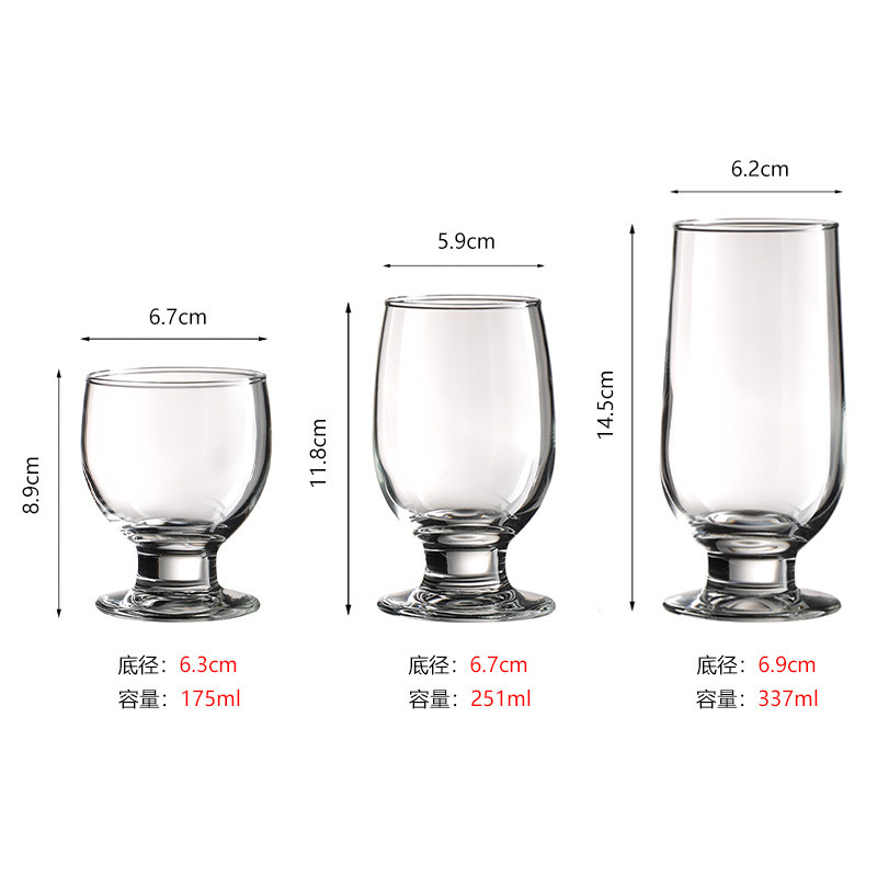 Transparent Goblet Glass Goblet Goblet Ice Cream Milkshake Cup Restaurant Commercial Cold Drink Juice Cup Wine Beer Cup Transparent Goblet Glass Goblet Goblet Ice Cream Milkshake Cup Restaurant Commercial Cold Drink Juice Cup Wine Beer Cup
