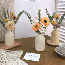 尤加利叶松果满天星摆件摆设真花风干花束装饰干花花客厅一件批发