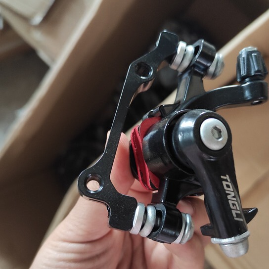 Bicycle disc brake mountain bike brake disc brake clamp power disc brake variable speed machinery