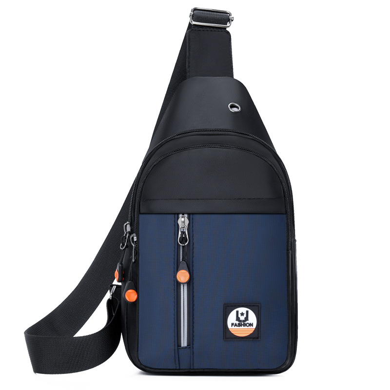 Comercio exterior nuevo bolso de pecho para hombres estilo coreano multicapa de almacenamiento versátil bolso de hombro para salir a la moda con bolso de bicicleta deportivo