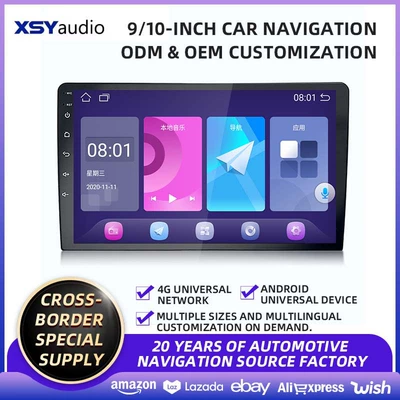 Cross-Border 9inch 10inch Car Navigation Car Gps Bluetooth Smart Car Navigator Multi-Function Car Player (DVD Navigation)