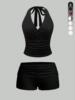 T360 On behalf of Amazon Cross border new pattern motion leisure time suit Two piece set Ladies