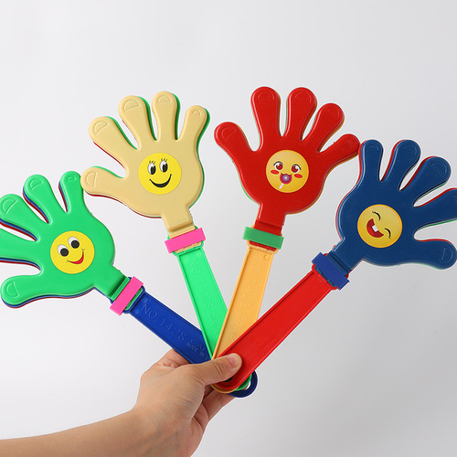 Large clap device wholesale small hand clap Yiwu toy clap palm plastic hand clap cheering props