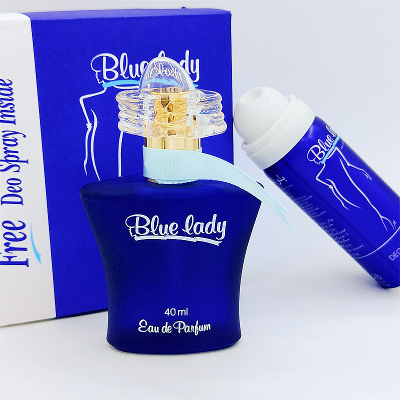 Parfum tendance Blue Lady Boutique pour femmes, Spray corporel, ensemble de parfum frais persistant, nouvelle collection 2023_voghion.com