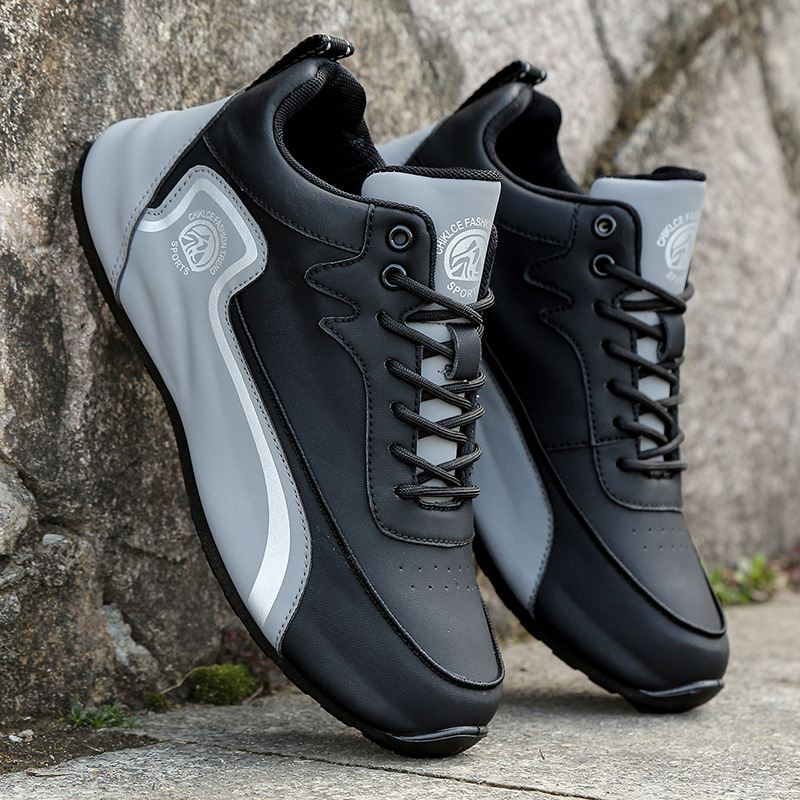 Herren Racing Sneaker Freizeitschuhe Klassisch Weiß Blau Design_voghion.com