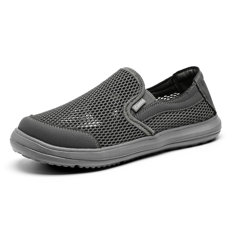 2025 verano hombre al aire libre zapatos casuales ligeros zapatos de malla huecos tendencia de un pedazo de zapatos de malla 48 image 9