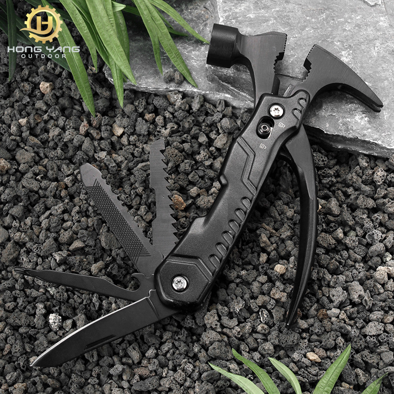 羊角锤多功能户外钳锤工具帐篷地钉锤营地露营锤子户外多功能刀具