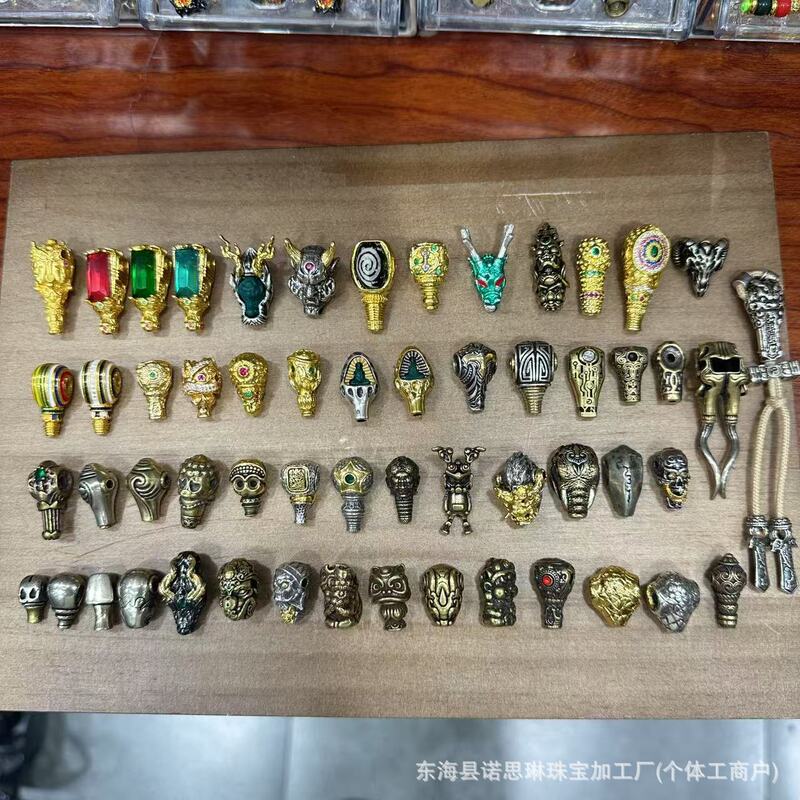 純銅三方コレクション仏頭三方さまざまなスタイル DIY ブレスレットジュエリーアクセサリー携帯電話チェーンブレスレットペンダント|undefined