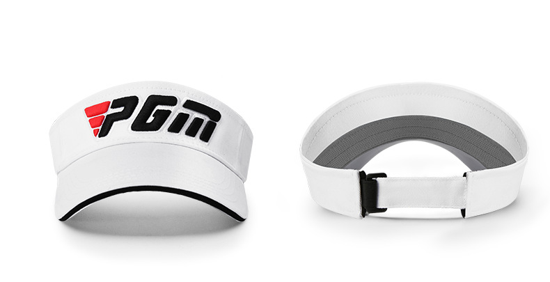 Mũ golf PGM không đỉnh thể thao che nắng mùa hè, vành rộng 19 cm — MZ052-Trắng đen đỏ, MZ052-Trắng Đen, MZ025-Mũ bóng không đỉnh [màu đỏ], MZ045-Đen Trắng chi tiết 15