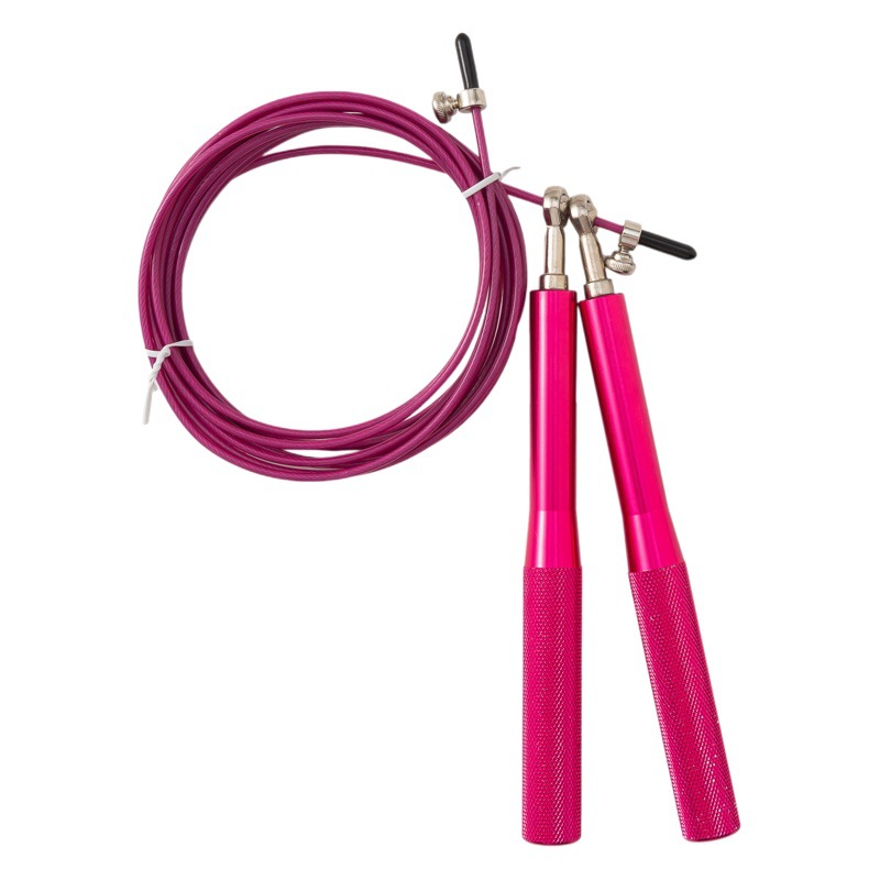 Alloy Steel Wire Jump Rope with Adjustable Bearing, Professional Sports Equipment for Adults, Lightweight for Indoor Home Use