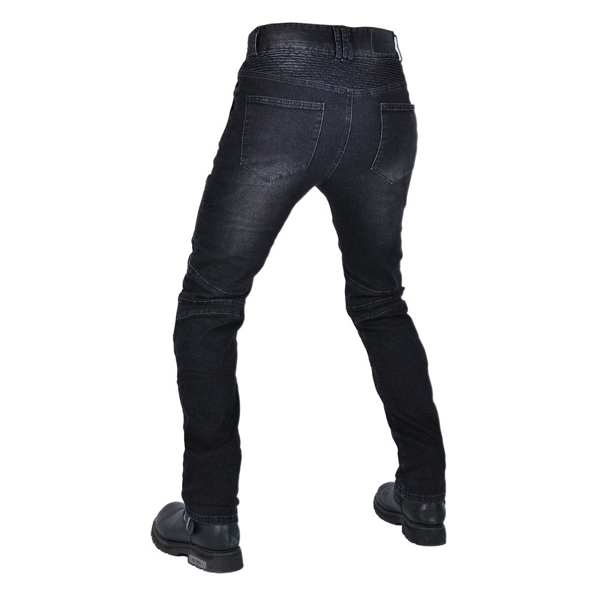 Loong biker motocicleta jeans retro casual motocicleta pantalones estiramiento hombres y mujeres pantalones de montar a prueba de caídas